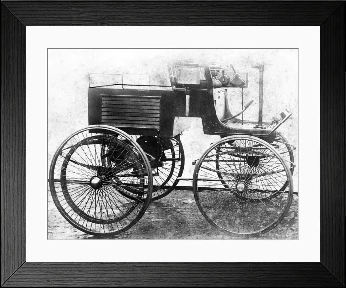 Framed Print : 1900 Oppermann electric dog cart. Creator: Unknown Framed Print : 1900 Oppermann electric dog cart. Creator: Unknown