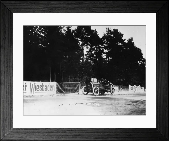 Framed Print : Richard Brasier of Leon Thery, winner of the 1904 Gordon Bennett Cup, Homburg, Germany Framed Print : Richard Brasier of Leon Thery, winner of the 1904 Gordon Bennett Cup, Homburg, Germany