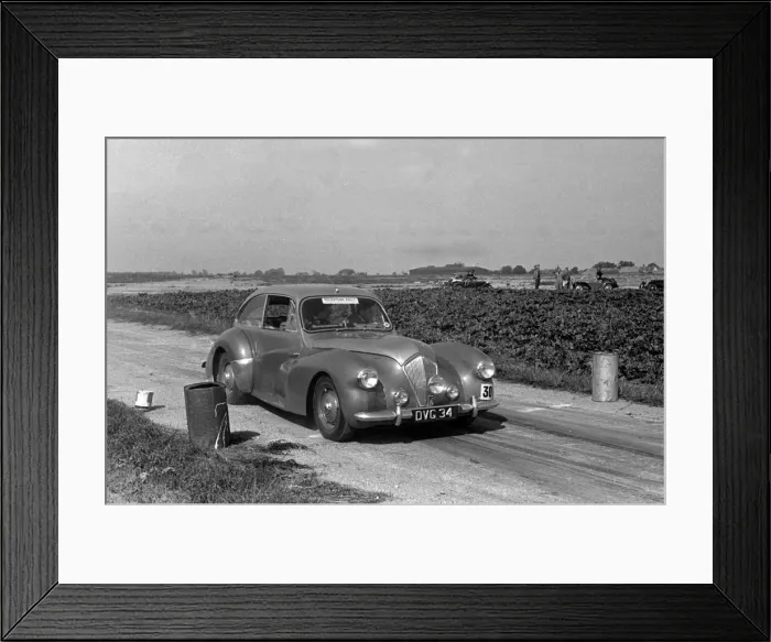 Framed Print : Healey Elliott competing in the Felixtowe Rally, 1952. Creator: Unknown Framed Print : Healey Elliott competing in the Felixtowe Rally, 1952. Creator: Unknown