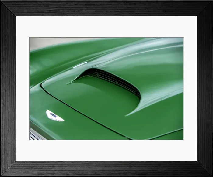 Framed Print : Air intake of a 1961 Aston Martin DB4 GT previously owned by Donald Campbell Framed Print : Air intake of a 1961 Aston Martin DB4 GT previously owned by Donald Campbell