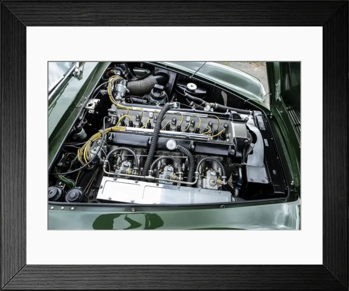Framed Print : Engine of a 1961 Aston Martin DB4 GT previously owned by Donald Campbell Framed Print : Engine of a 1961 Aston Martin DB4 GT previously owned by Donald Campbell