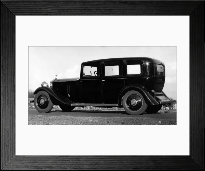 Framed Print : 1934 Rolls-Royce 20 / 25 limousine with coachwork by Barker. Creator: Unknown Framed Print : 1934 Rolls-Royce 20 / 25 limousine with coachwork by Barker. Creator: Unknown