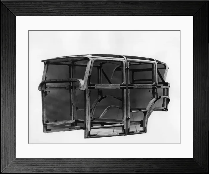 Framed Print : 1929 Stutz Straight 8 wooden frame body by Weymann. Creator: Unknown Framed Print : 1929 Stutz Straight 8 wooden frame body by Weymann. Creator: Unknown