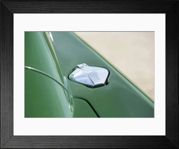 Framed Print : Petrol filler cap of a 1961 Aston Martin DB4 GT previously owned by Donald Campbell Framed Print : Petrol filler cap of a 1961 Aston Martin DB4 GT previously owned by Donald Campbell