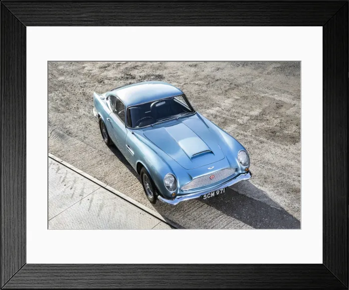 Framed Print : 1961 Aston Martin DB4 GT SWB lightweight. Creator: Unknown Framed Print : 1961 Aston Martin DB4 GT SWB lightweight. Creator: Unknown
