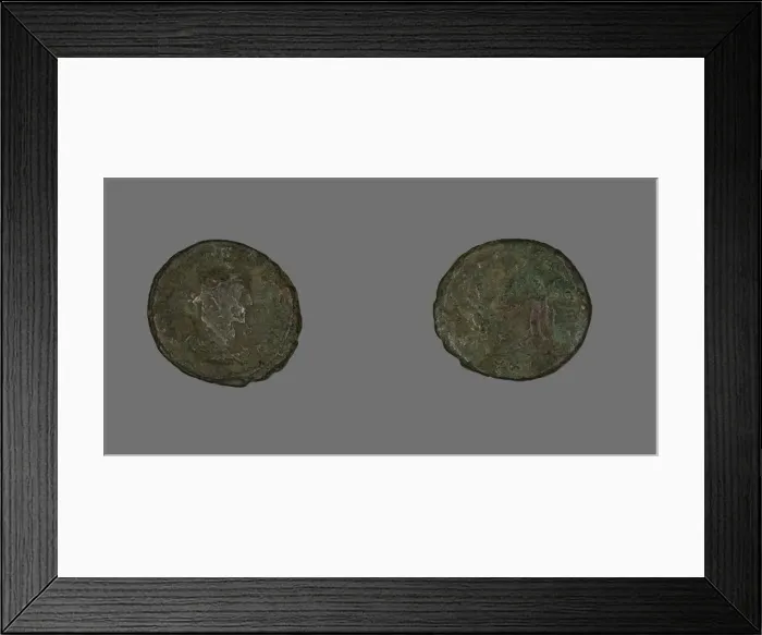 Framed Print : Antoninianus (Coin) Portraying Emperor Probus, 276-281. Creator: Unknown Framed Print : Antoninianus (Coin) Portraying Emperor Probus, 276-281. Creator: Unknown