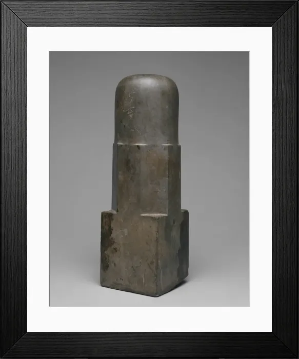 Framed Print : Emblem of the God Shiva (Linga), Angkor period, 10th-13th century. Creator: Unknown Framed Print : Emblem of the God Shiva (Linga), Angkor period, 10th-13th century. Creator: Unknown