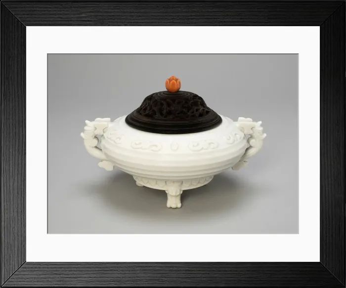 Framed Print : Censer in the Form of Ancient Bronze Tureen (gui), Qing dynasty (1644-1911) Framed Print : Censer in the Form of Ancient Bronze Tureen (gui), Qing dynasty (1644-1911)