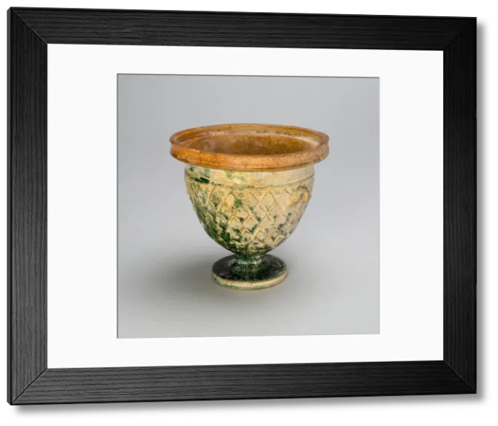 Framed Print : Footed Cup, Northern Qi dynasty (550-577). Creator: Unknown Framed Print : Footed Cup, Northern Qi dynasty (550-577). Creator: Unknown