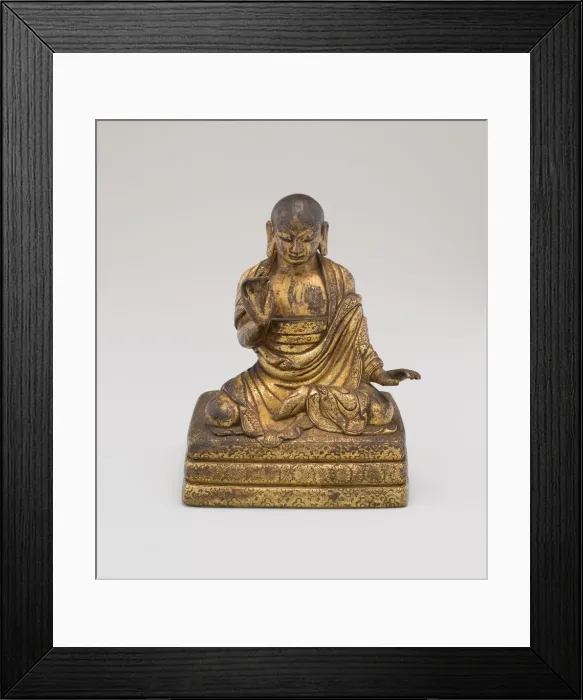 Framed Print : One of the 18 Luohan (Arhats), Qing dynasty (1644-1911), 18th century. Creator: Unknown Framed Print : One of the 18 Luohan (Arhats), Qing dynasty (1644-1911), 18th century. Creator: Unknown