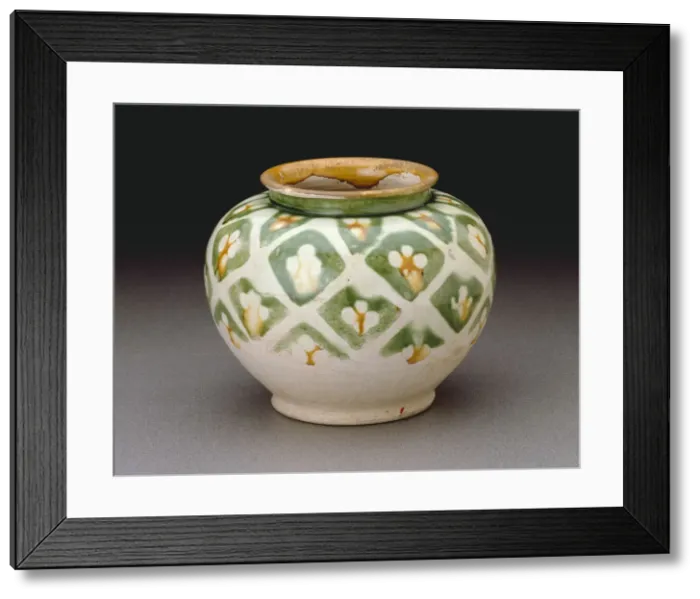 Framed Print : Jar, Tang dynasty (618-907), first half of 8th century. Creator: Unknown Framed Print : Jar, Tang dynasty (618-907), first half of 8th century. Creator: Unknown