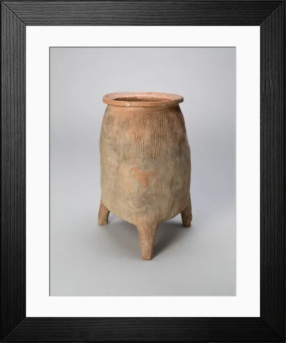 Framed Print : Tripod Vessel, Eastern Zhou dynasty, Warring States period (480-221 B. C. ) Framed Print : Tripod Vessel, Eastern Zhou dynasty, Warring States period (480-221 B. C. )
