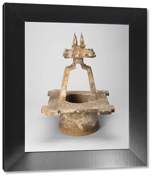 Wellhead with Roosters, Han dynasty (206 B. C. -A. D. 220), 1st century B. C.  /  A. D