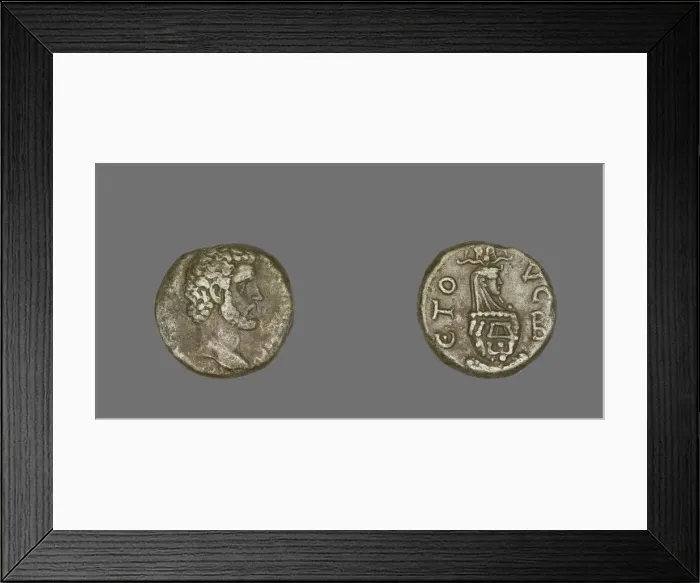 Framed Print : Coin Portraying Emperor Antoninus Pius, 138-139. Creator: Unknown Framed Print : Coin Portraying Emperor Antoninus Pius, 138-139. Creator: Unknown