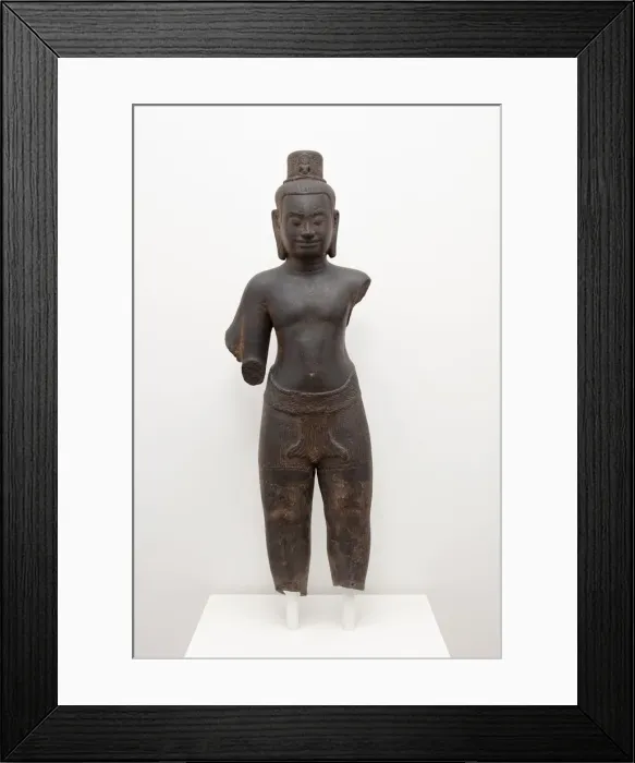 Framed Print : Bodhisattva Avalokiteshvara, Angkor period, 12th / 13th century. Creator: Unknown Framed Print : Bodhisattva Avalokiteshvara, Angkor period, 12th / 13th century. Creator: Unknown