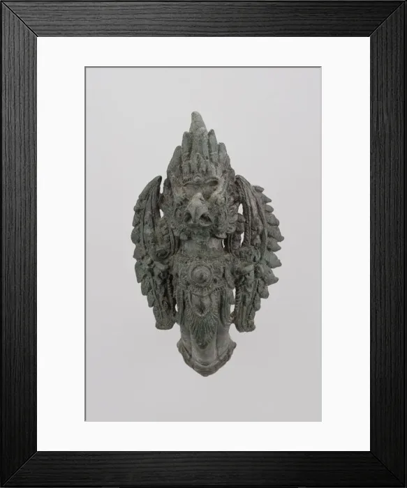 Framed Print : Garuda Finial, Angkor period, 12th / 13th century. Creator: Unknown Framed Print : Garuda Finial, Angkor period, 12th / 13th century. Creator: Unknown
