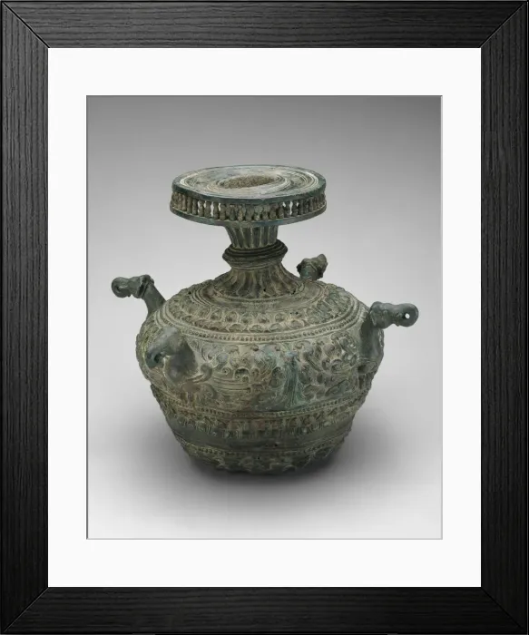 Framed Print : Ritual Vessel, Angkor period, 12th / 13th century. Creator: Unknown Framed Print : Ritual Vessel, Angkor period, 12th / 13th century. Creator: Unknown