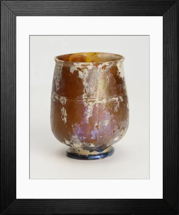 Framed Print : Beaker or Cup, 3rd-4th century. Creator: Unknown Framed Print : Beaker or Cup, 3rd-4th century. Creator: Unknown