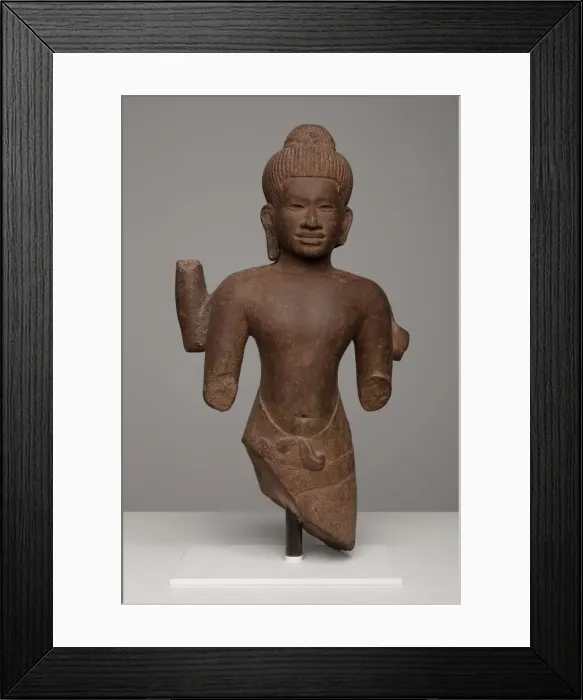 Framed Print : Bodhisattva Avalokiteshvara, Angkor period, 11th century. Creator: Unknown Framed Print : Bodhisattva Avalokiteshvara, Angkor period, 11th century. Creator: Unknown