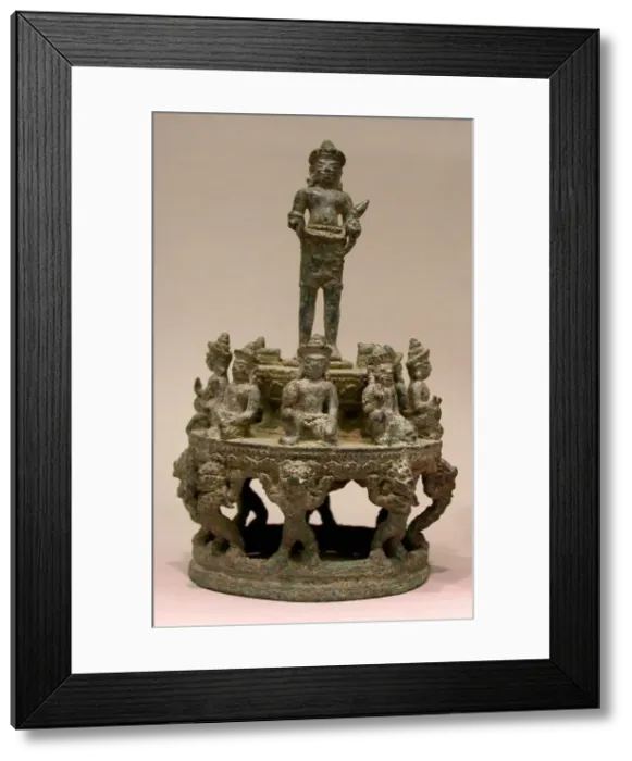 Framed Print : Mandala of Surya, the Sun God, and Lesser Planetary Deities, Angkor period, 12th century Framed Print : Mandala of Surya, the Sun God, and Lesser Planetary Deities, Angkor period, 12th century