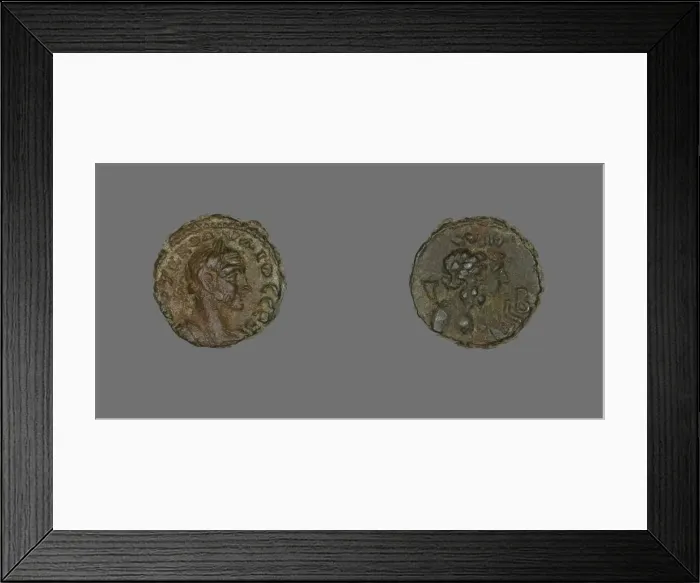 Framed Print : Tetradrachm (Coin) Portraying Emperor Claudius II Gothicus, 268-269. Creator: Unknown Framed Print : Tetradrachm (Coin) Portraying Emperor Claudius II Gothicus, 268-269. Creator: Unknown