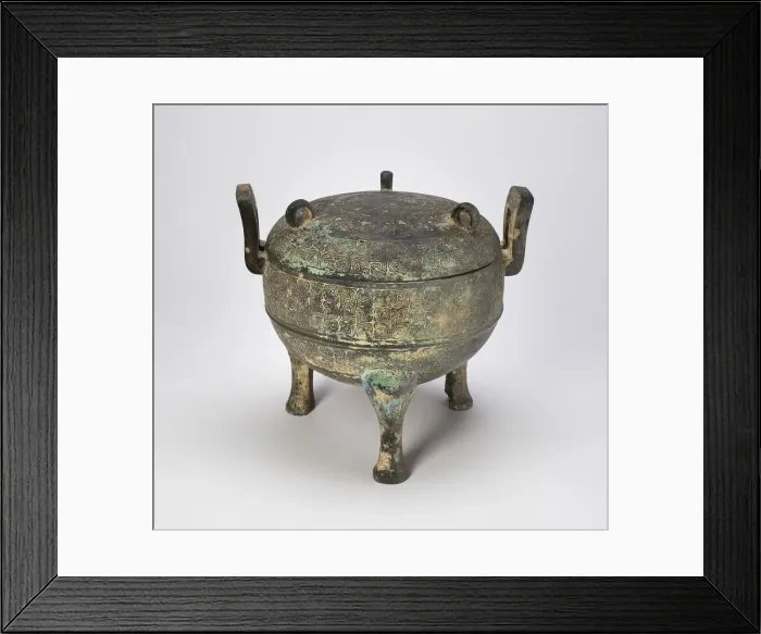 Framed Print : Tripod Food Caldron (Ding), Eastern Zhou dynasty, Spring and Autumn period Framed Print : Tripod Food Caldron (Ding), Eastern Zhou dynasty, Spring and Autumn period
