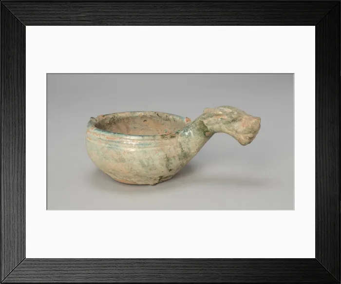Framed Print : Dragon Head Ladle, Han dynasty (206 B. C. -A. D. 220). Creator: Unknown Framed Print : Dragon Head Ladle, Han dynasty (206 B. C. -A. D. 220). Creator: Unknown