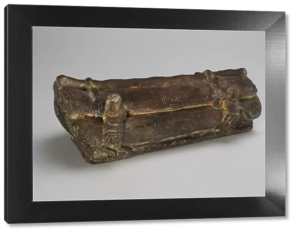 Model of a Coffin with Figures, Han dynasty or earlier, 500 B. C. to 220 A. D