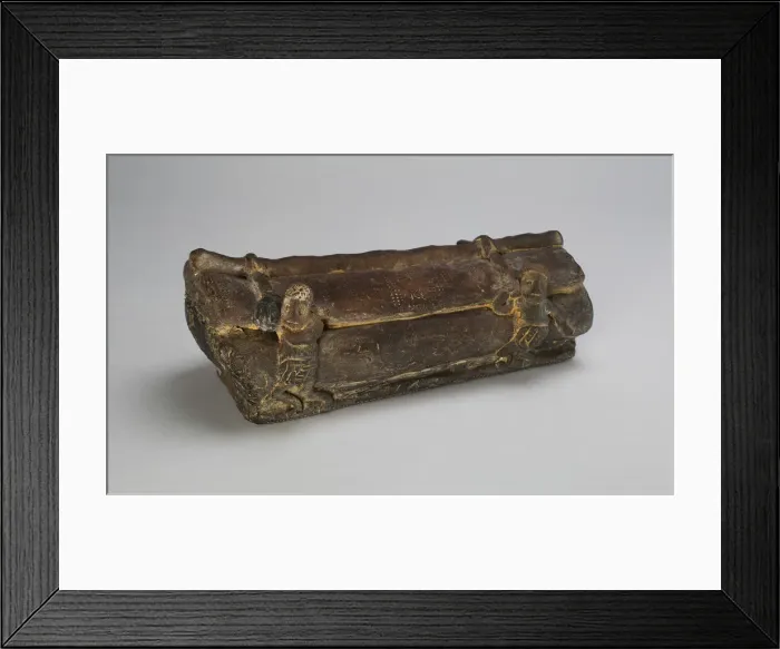 Framed Print : Model of a Coffin with Figures, Han dynasty or earlier, 500 B. C. to 220 A. D Framed Print : Model of a Coffin with Figures, Han dynasty or earlier, 500 B. C. to 220 A. D