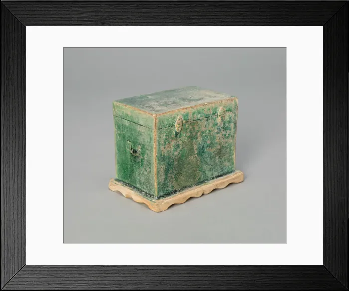 Framed Print : Miniature Trunk (Mingqi), Ming dynasty (1368-1644). Creator: Unknown Framed Print : Miniature Trunk (Mingqi), Ming dynasty (1368-1644). Creator: Unknown