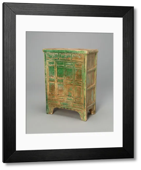 Framed Print : Miniature Chest (Mingqi), Ming dynasty (1368-1644). Creator: Unknown Framed Print : Miniature Chest (Mingqi), Ming dynasty (1368-1644). Creator: Unknown