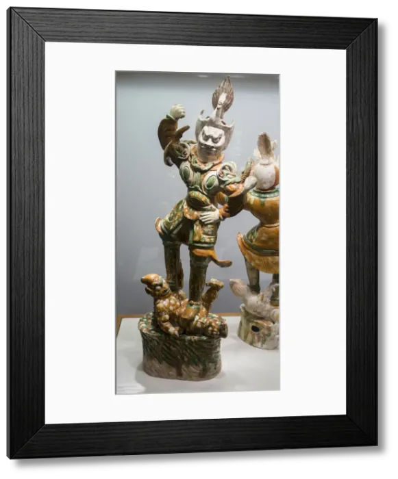 Framed Print : Armored Guardian King (Tianwang) Trampling Demon, Tang dynasty, first half of 8th century Framed Print : Armored Guardian King (Tianwang) Trampling Demon, Tang dynasty, first half of 8th century