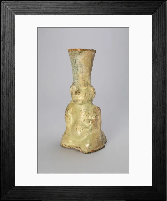 Framed Print : Lamp of Human Form, Eastern Han dynasty (A. D. 25-220). Creator: Unknown Framed Print : Lamp of Human Form, Eastern Han dynasty (A. D. 25-220). Creator: Unknown