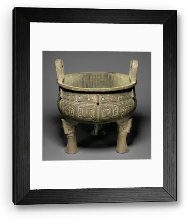 Framed Print : Cauldron, Western Zhou dynasty (1046-771 BC ), early 9th century BC. Creator: Unknown Framed Print : Cauldron, Western Zhou dynasty (1046-771 BC ), early 9th century BC. Creator: Unknown