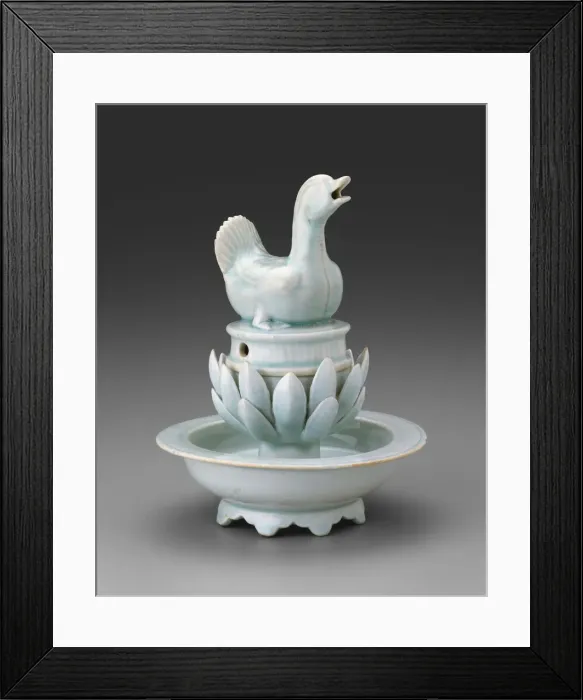 Framed Print : Incense Burner in the Form of a Duck, Song dynasty (960-1279), 12th century Framed Print : Incense Burner in the Form of a Duck, Song dynasty (960-1279), 12th century
