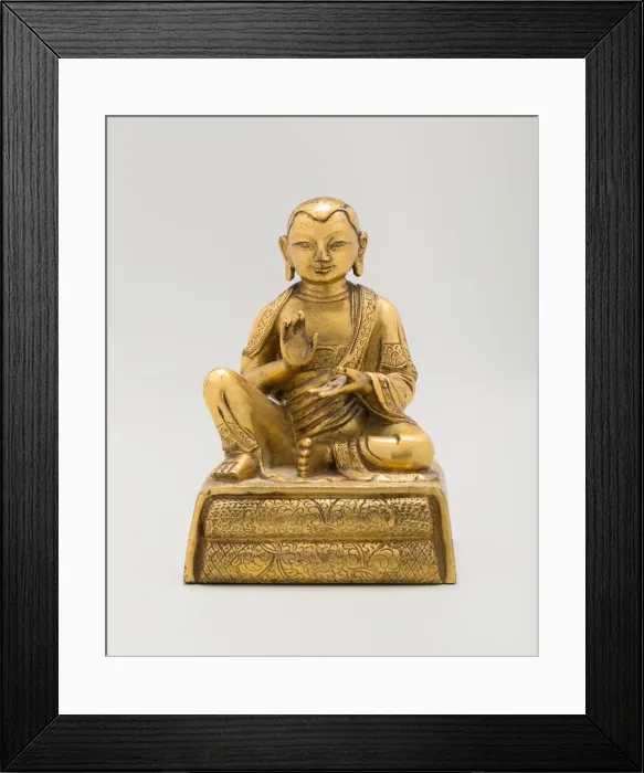 Framed Print : Luohan (Arhat), Qing dynasty (1644-1911), 18th century. Creator: Unknown Framed Print : Luohan (Arhat), Qing dynasty (1644-1911), 18th century. Creator: Unknown