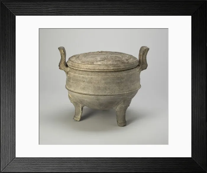 Framed Print : Tripod Cauldron (Ding), Western Han dynasty (206 B. C. -A. D. 9). Creator: Unknown Framed Print : Tripod Cauldron (Ding), Western Han dynasty (206 B. C. -A. D. 9). Creator: Unknown