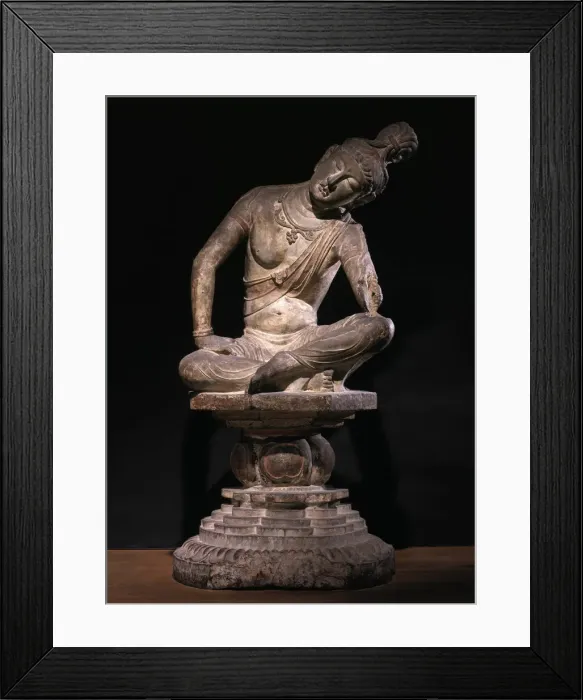Framed Print : Bodhisattva, Tang dynasty (A. D. 618-907), c. 725 / 50. Creator: Unknown Framed Print : Bodhisattva, Tang dynasty (A. D. 618-907), c. 725 / 50. Creator: Unknown