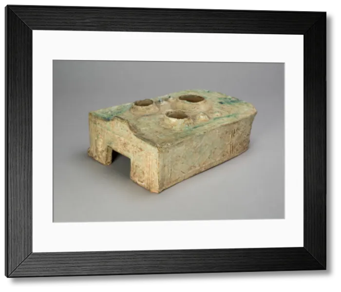 Framed Print : Stove with Figures and Geometric Designs, Eastern Han dynasty (A. D. 25-220) Framed Print : Stove with Figures and Geometric Designs, Eastern Han dynasty (A. D. 25-220)