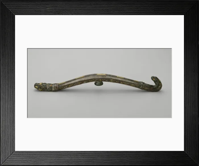 Framed Print : Garment Hook (Daigou), Eastern Zhou dynasty, Warring States period, late 4th / 3rd cent BC Framed Print : Garment Hook (Daigou), Eastern Zhou dynasty, Warring States period, late 4th / 3rd cent BC