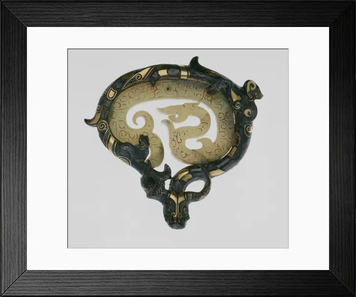 Framed Print : Garment Hook, Eastern Zhou dynasty (770-221 B. C. ). Creator: Unknown Framed Print : Garment Hook, Eastern Zhou dynasty (770-221 B. C. ). Creator: Unknown