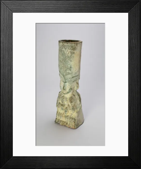 Framed Print : Lamp Stand, Eastern Han dynasty (A. D. 25-220). Creator: Unknown Framed Print : Lamp Stand, Eastern Han dynasty (A. D. 25-220). Creator: Unknown