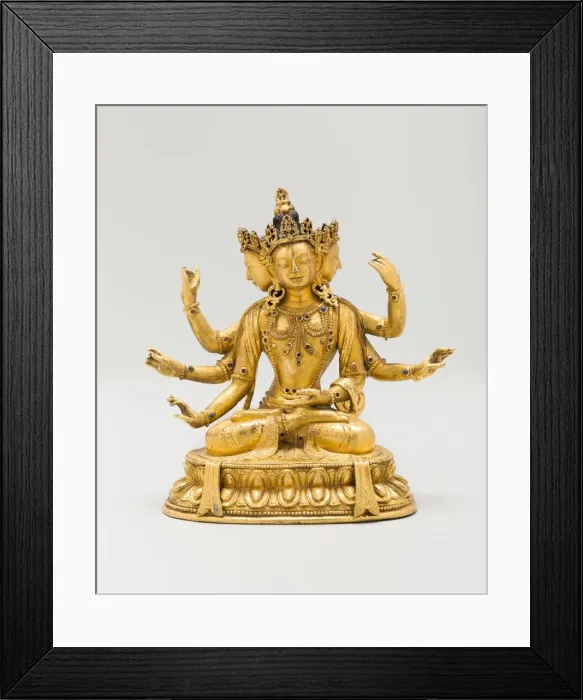 Framed Print : Deity from a Set of Five Pancharaksha Goddesses, Qing dynasty (1644-1911), 19th century Framed Print : Deity from a Set of Five Pancharaksha Goddesses, Qing dynasty (1644-1911), 19th century
