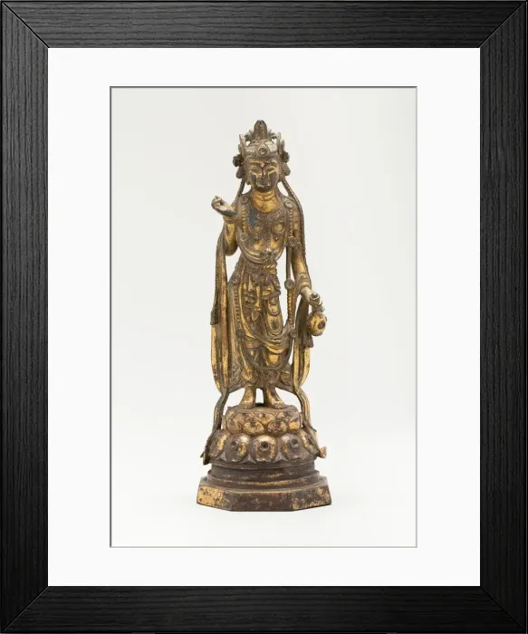 Framed Print : White-Robed Guanyin (Avalokiteshvara) in Thrice-Bent'Pose Framed Print : White-Robed Guanyin (Avalokiteshvara) in Thrice-Bent'Pose