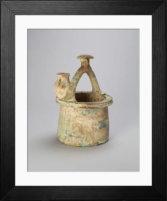 Framed Print : Wellhead with Water Bucket, Eastern Han dynasty (A. D. 25-220). Creator: Unknown Framed Print : Wellhead with Water Bucket, Eastern Han dynasty (A. D. 25-220). Creator: Unknown
