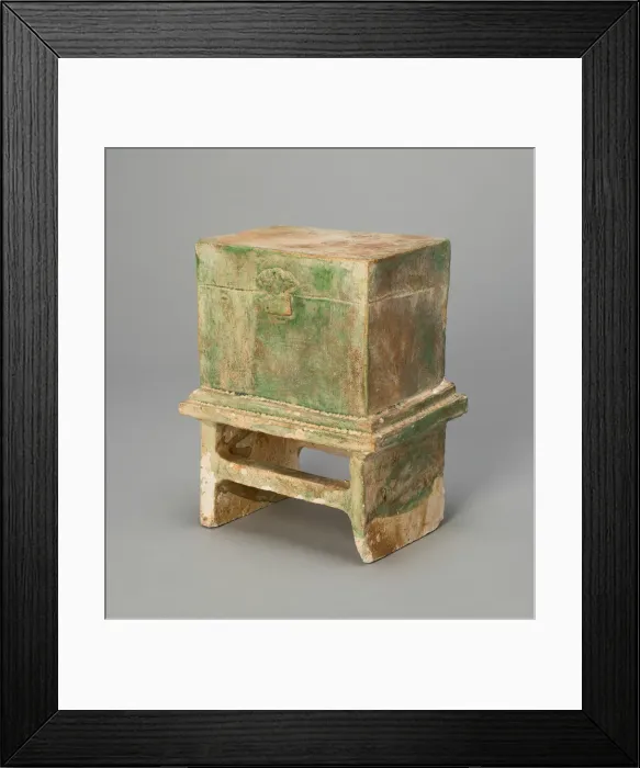 Framed Print : Miniature Box on a Stand (Mingqi), Ming dynasty (1368-1644). Creator: Unknown Framed Print : Miniature Box on a Stand (Mingqi), Ming dynasty (1368-1644). Creator: Unknown