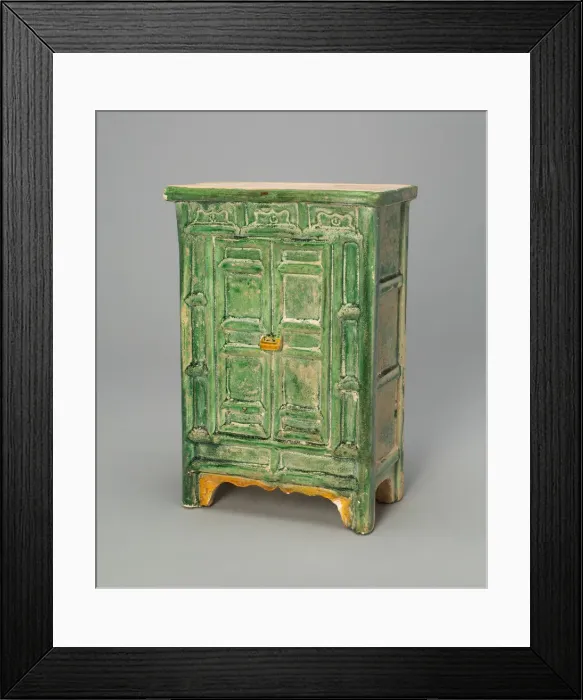Framed Print : Miniature Chest (Mingqi), Ming dynasty (1368-1644). Creator: Unknown Framed Print : Miniature Chest (Mingqi), Ming dynasty (1368-1644). Creator: Unknown