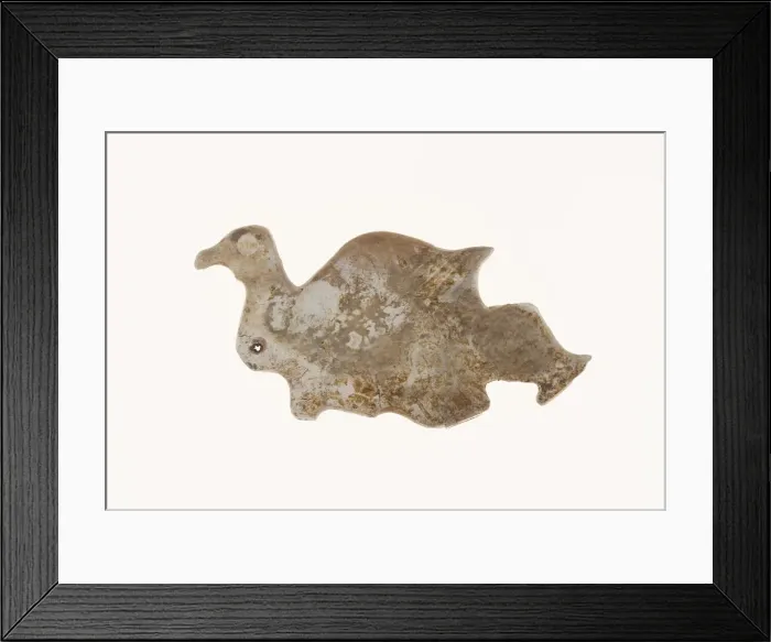 Framed Print : Bird Pendant, Western Zhou period, 11th / 10th century B. C. Creator: Unknown Framed Print : Bird Pendant, Western Zhou period, 11th / 10th century B. C. Creator: Unknown