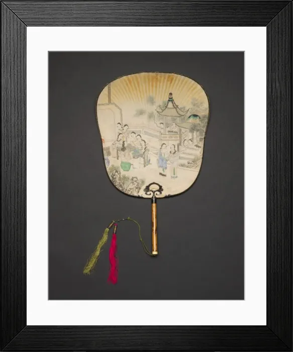 Framed Print : Women at Leisure, Qing dynasty (1644-1911), 19th century. Creator: Unknown Framed Print : Women at Leisure, Qing dynasty (1644-1911), 19th century. Creator: Unknown