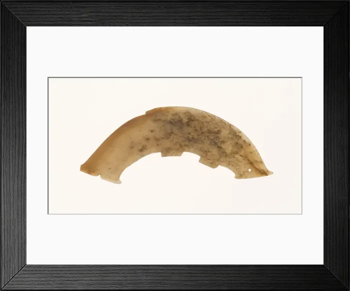Framed Print : Fish Pendant, Shang or Western Zhou period, 13th / 10th century B. C. Creator: Unknown Framed Print : Fish Pendant, Shang or Western Zhou period, 13th / 10th century B. C. Creator: Unknown
